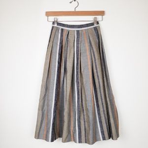 Intuition Vintage Made in USA Midi Pleated Skirt